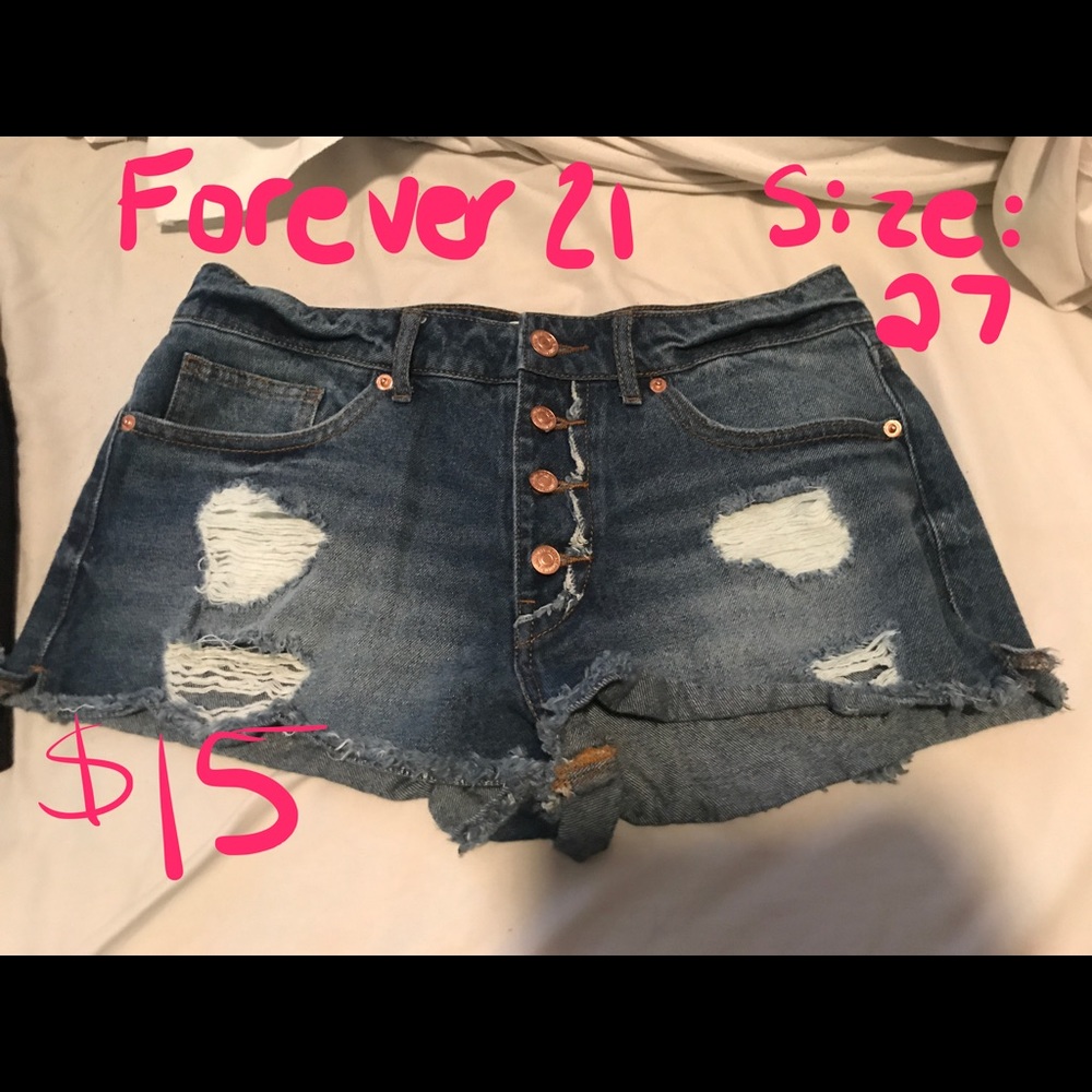 Forever 21 Jean Shorts